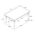 thumbnail image 3 of Table à Manger Rectangulaire Marron Clair Hayes, 3 of 9