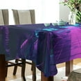 thumbnail image 5 of Yayeee Tablecloths 54" x 54" Rectangle Wrinkle Resistant Party Table Cover, Pink Neon Road, 5 of 8