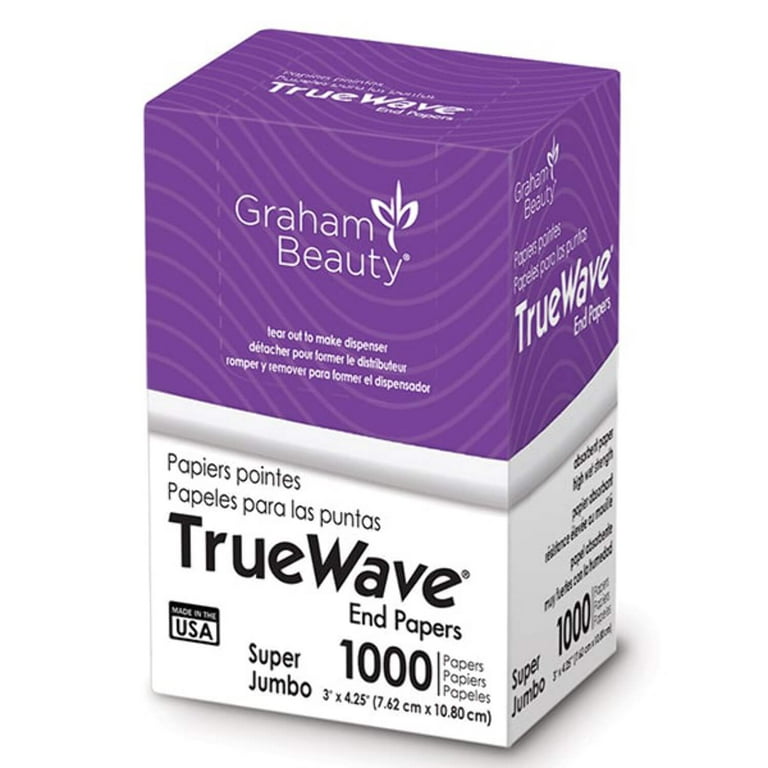 GRAHAM BEAUTY TrueWave End Papers 1000pcs GRAHAM BEAUTY TrueWave End Papers 1000pcs