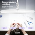 thumbnail image 6 of Neatfi Professional LED Desk Lamp with Clamp, 2200 Lumens, 20-Inch Wide Head, Dimmable Work Light for Crafting, Quilting, Sewing, Home Office & Hobby Projects, White, 6 of 10