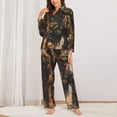 thumbnail image 2 of Fotbe desert Man Shepherd Dog Conjunto de Pijama de Manga Larga para Mujer con Estampado, Ropa de Dormir de 2 Piezas, Conjunto de Casa Suave y Cómodo con Bolsillos-X-Large, 2 of 7