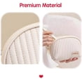 thumbnail image 6 of ABPETE Small Makeup Bag for Purse Mini Cosmetic Pouch Waterproof Makeup Organizer for Women Small Cosmetic Bag PU Leather Travel Makeup Bag Lipstick Bag with Zipper Beige, 6 of 8