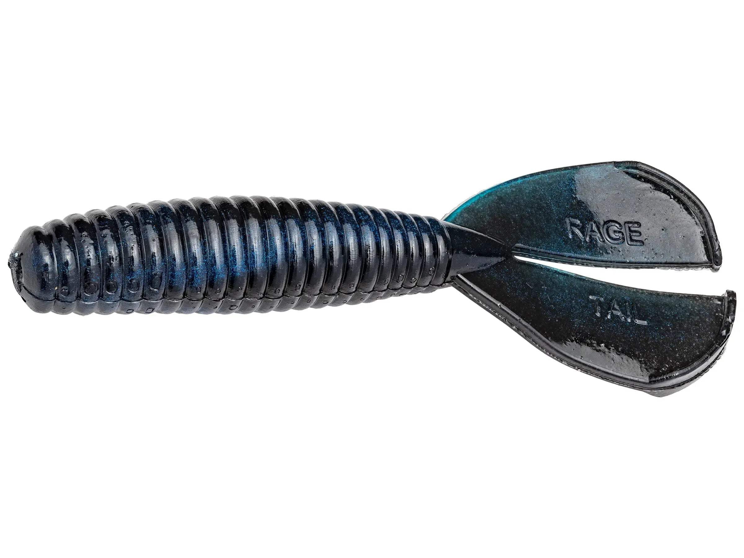 Strike King Rage Baby Menace Black Blue Flake 9pk