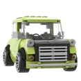 thumbnail image 4 of MOC personajes de películas clásicas Brickheadz Mr Bean's Mini deportes de competición sedán verde modelo conjunto de bloques de construcción niños rompecabezas juguetes regalo, 4 of 5