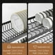 thumbnail image 3 of Organización de estado de secado de platos multifuncional de metal de 2 niveles para cocina Almacenamiento, 3 of 10