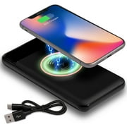 Focus 10,000mAh Ultra Portable LED Display Wireless Quick Charge Battery Bank
