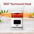 thumbnail image 3 of BLACK+DECKER Space Heater, 1500W Flameless Portable Heater with 12 Hour Timer, 3 of 7