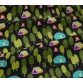 thumbnail image 6 of oneOone Viscose Jersey Black Fabric Camping Sewing Material Print Fabric By The Yard 60 Inch Wide, 6 of 7
