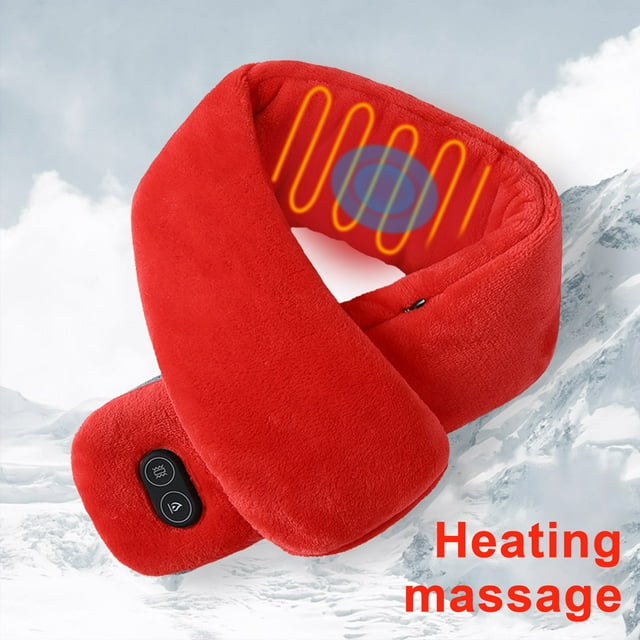 Dvkptbk Scarf Unisex Long Rechargeable Heating Scarf Dual Control Intelligent Heating Neck Support Vibration Massage Scarf Clothes on Clearance