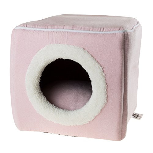 Covered top pet bed
