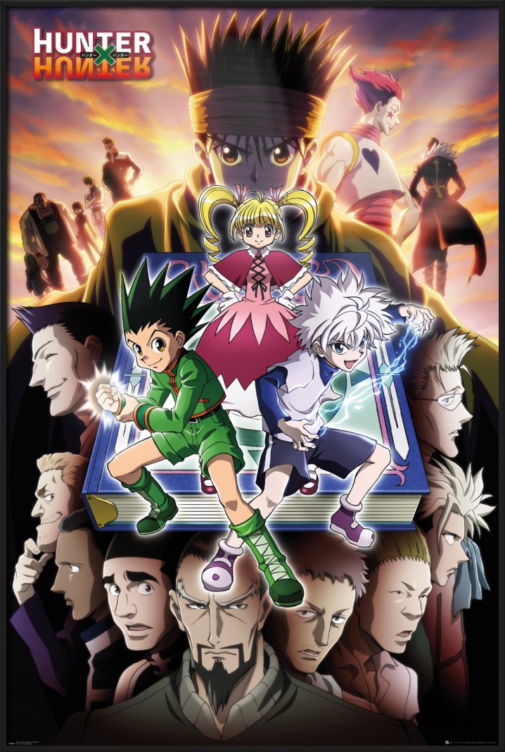 Home Garden 24 X 36 Framed Manga Tv Show Poster Book Key Art Cast Details About Hunter X Hunter Home Decor