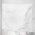 thumbnail image 1 of White Tapestry, Minimalistic Pattern with Small Polka Dots Simple Vintage Style Design, Fabric Wall Hanging Decor for Bedroom Living Room Dorm, 5 Sizes, Forest Green and White, by Ambesonne, 1 of 1