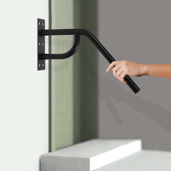 23in 1 Pack Handrail for Outdoor Steps Transitional Handrail Stairs Outdoor Stair