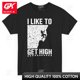 thumbnail image 1 of Camisetas con gráficos de escalada en roca I Like To Get High ropa para hombre camisetas de algodón para mujer Camiseta estampada ropa Y2K camiseta divertida bonita, 1 of 7