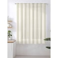 thumbnail image 2 of Sheer Curtains 63 Inch Length, Sage Green Striped Semi Sheer Curtains Light Filtering Window Treatment, Modern Farmhouse Green Stripes Privacy Voile Drapes for Living Room Bedroom 52x63 Inch, 2 of 7