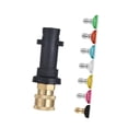 thumbnail image 3 of Adaptador de conexión para hidrolavadora con boquillas de pulverización. Accesorio para hidrolavadora. Fácil instalación y mantenimiento. Adaptador de, 3 of 8