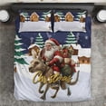 thumbnail image 2 of Kangaroo Australia Christmas Bedding Set Xmas Pattern LT01, 2 of 7