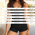 thumbnail image 3 of VISALY Bathing Suits Swimsuits Tankini Sets for Two Piece Blouson Tankini Swimsuit Slimming Tummy Control Two Piece Bathing Suit Solid Color Swimwear Tank Top with with Boyshorts Light Green Xl, 3 of 6