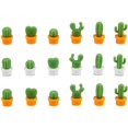 thumbnail image 1 of 18Pcs Cactus Refrigerator Magnets, Cute Mini Creative Notice Message Magnetic Stickers Whiteboard Magnet Decorative Locker Fridge Stickers for House Office Use, 1 of 7