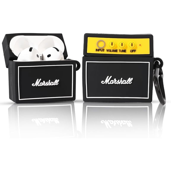 Case for AirPods 4 Wireless Earbuds (2024) with Carabiner, Silicone Charging Protective Cover with Cartoon Skin Design for AirPods 4th Generation Headphones