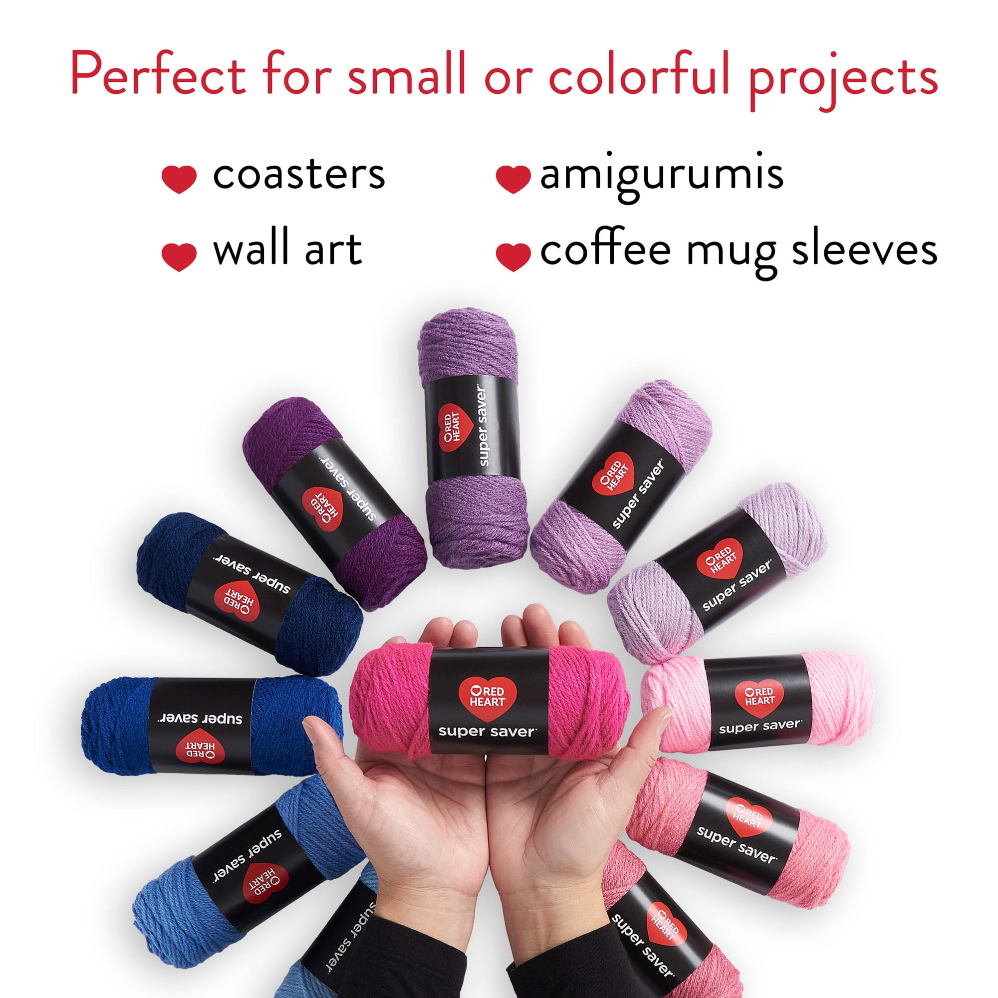 Red Heart® Super Saver® Kit 17oz 100% Acrylic Gradients Yarn, 1020 m (12 Count)