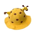 thumbnail image 2 of Sombrero de cubo Hugo para niños protección solar Transpirable amarillo, 2 of 10