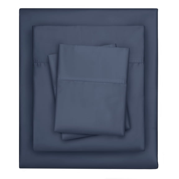 Serta So Cool 4-Piece Sheet Set, Vintage Indigo, Queen