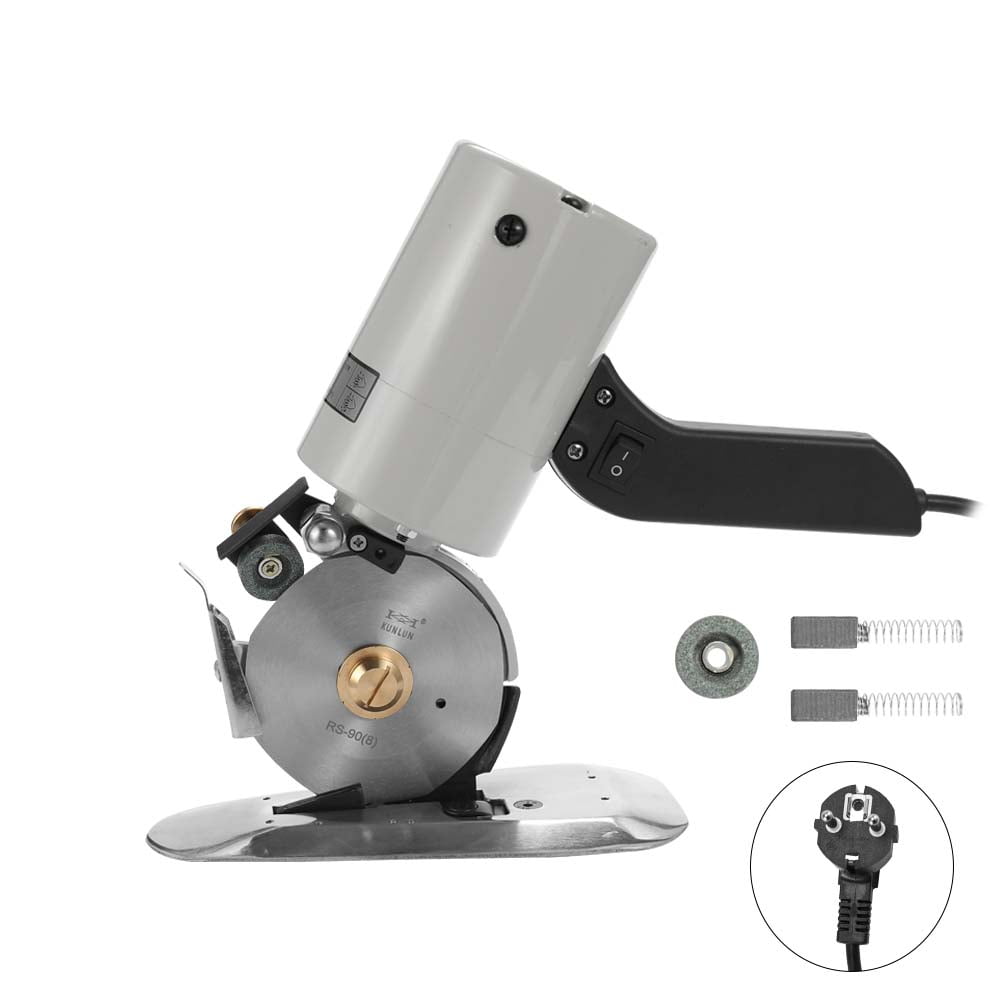 Electric Portable Low-Noise Lightweight Cloth Cutter Fabric Round ...