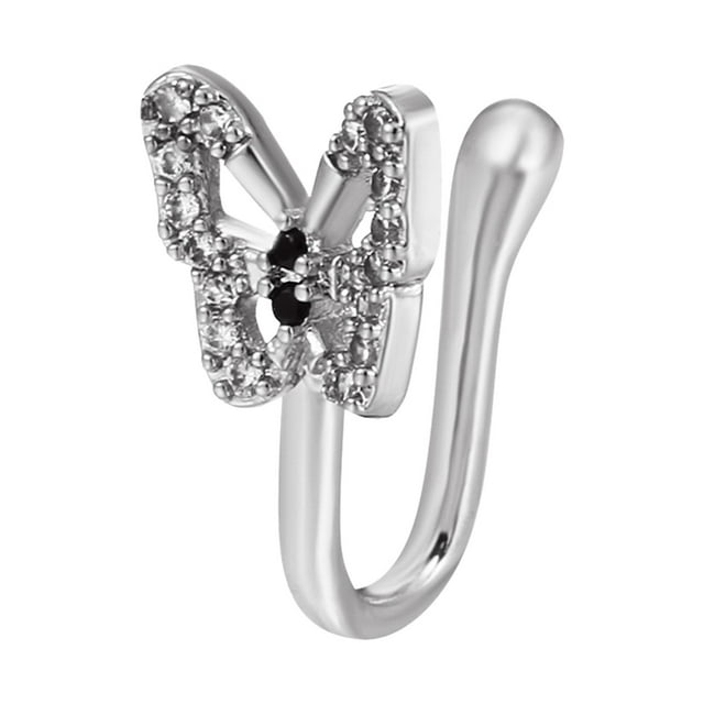 jinwen Fake Nose / Fake Nose Cuff/ Non Piercing/ Body Jewelry/ Fake Nose Stud/ Fake