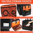 thumbnail image 3 of Bolsa archivadora para DJ Cable MRINCA, acolchada gruesa con separadores, 3 of 8