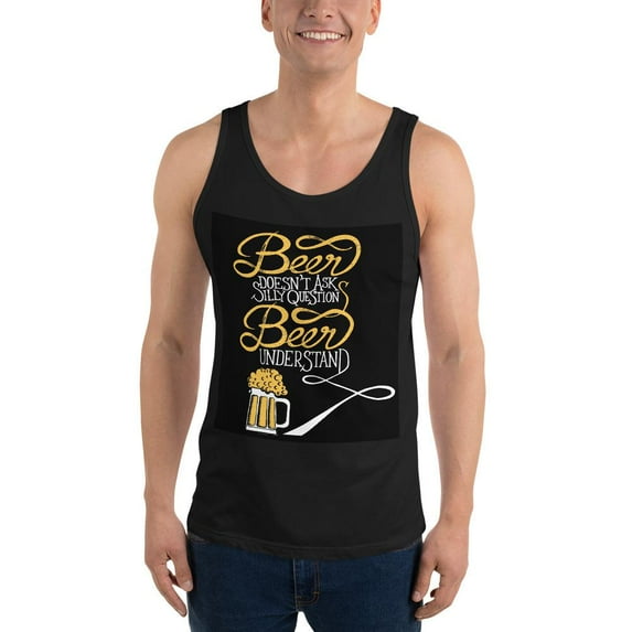 Beer Doesn't Ask Questions Tank Top