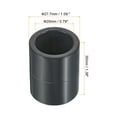 thumbnail image 2 of Uxcell UPVC Pipe Fitting 20mm Socket, 4 Pack Straight Coupling, Dark Grey, 2 of 5