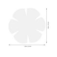 thumbnail image 4 of KAKOWELY Bowl Pad Cutting Ruler Flower Shape Templates Clothing Bowl Cushion Ruler for DIY,9.84"X9.84"X0.04", 4 of 5