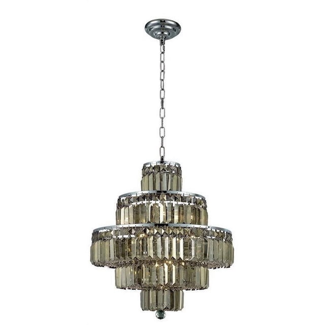 Elegant Lighting Maxime 20" 13 Light Royal Crystal Chandelier