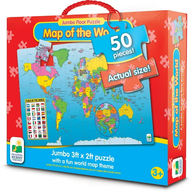Jumbo Floor Puzzles, Map of the World