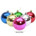 thumbnail image 3 of Christmas Ornaments 6 Pack Christmas Balls Ornaments Mini Shiny Glass Christmas Ornaments Balls Colorful Baubles Shatterproof Balls For Christmas Tree Decorations, 3 of 6
