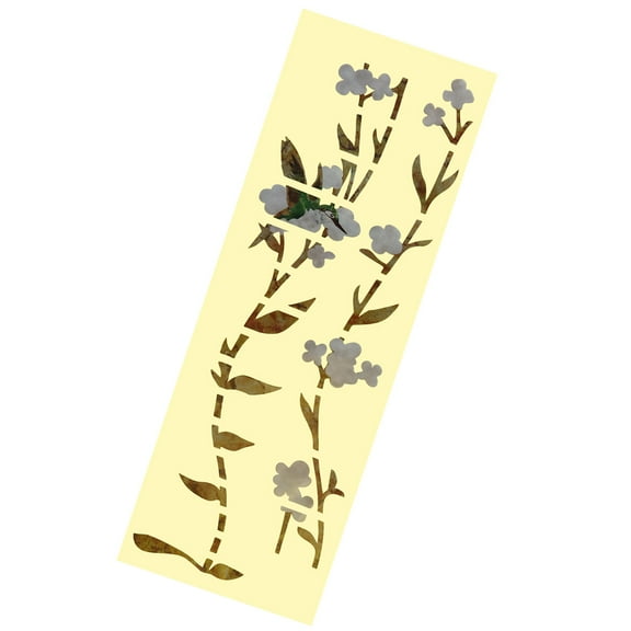 TAILTOSS 1Set Guitar Fingerboard Sticker Inlay Decals Floral and Grass Style for Guitarists