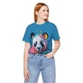 thumbnail image 6 of Panda Graphic Unisex 100 Cotton Vintage Art with Animal T-Shirt 7, 6 of 15
