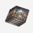 thumbnail image 3 of Cavalier Spaniel Spooky Halloween Foam Coaster Set of 4 3.5 in x 3.5 in, 3 of 5