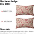 thumbnail image 5 of Valentines Day Lumbar Pillow Covers 12x20 Set of 2 Buffalo Plaid Dots Stripes Pink Love Heart Print Decorative Throw Pillows Rustic Valentine's Day Pillow Cases Decor for Couch Sofa Bed, 5 of 6