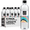 LIFEWTR Purified Drinking Water, 16.9 fl oz, 6 Pack Bottles