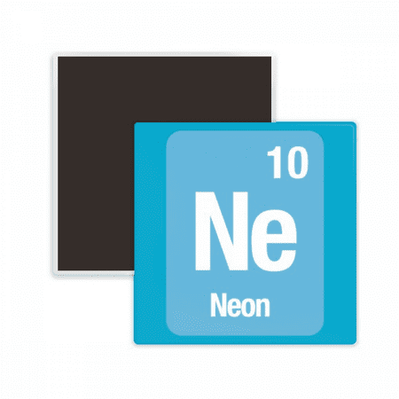 

Ne Neon Checal Element Science Square Ceracs Fridge Magnet Keepsake Memento