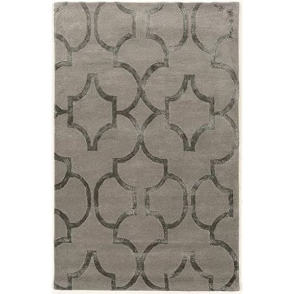 Riverbay Furniture 2' x 3' Hand Tufted Rug in Slate and Slate