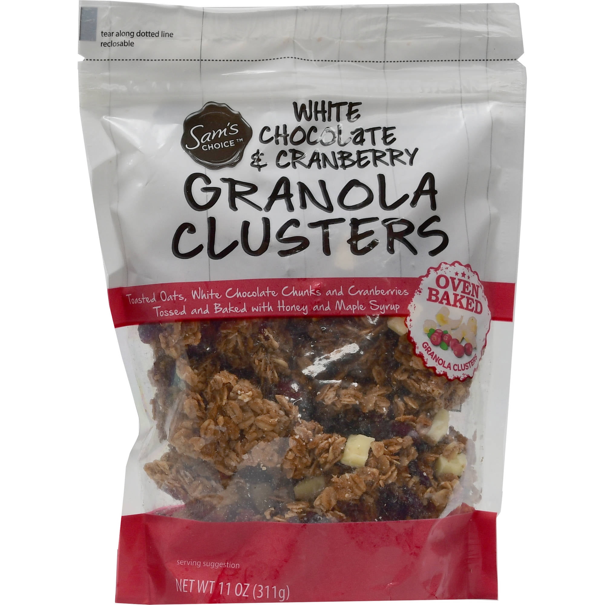 Sam's Choice White Chocolate & Cranberry Granola Clusters, 11 oz