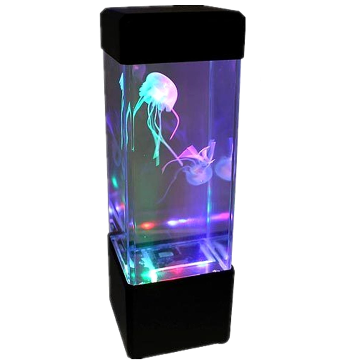 Jellyfish Water Aquarium Tank LED Lamp Relax Bedside Mood Light for Home D 