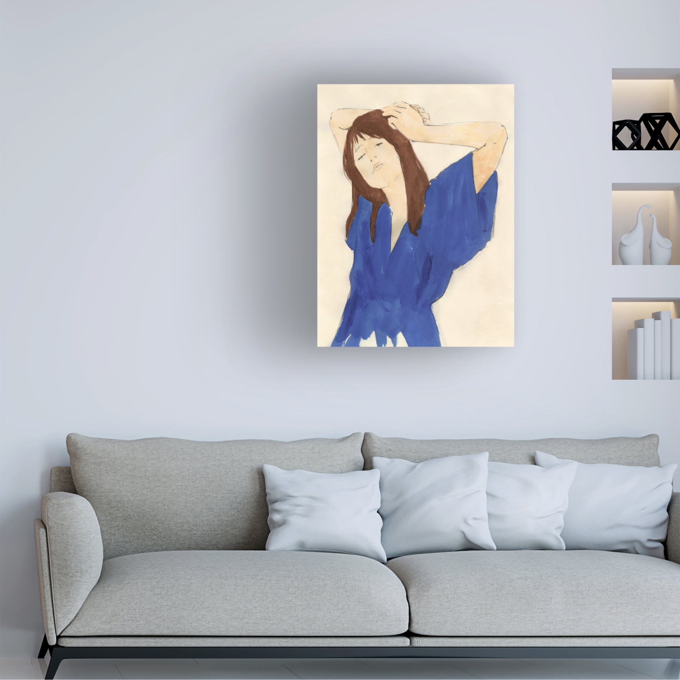 Trademark Fine Art Victoria Barnes  Fashion Maven I Canvas Wall Art