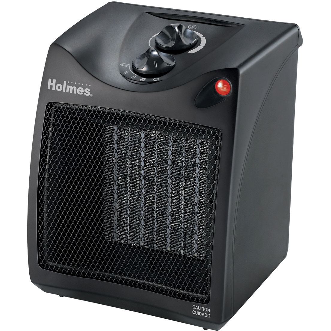 Compact Ceramic Heater with Manual Thermostat - Walmart.com - Walmart.com