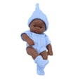 thumbnail image 2 of Fiudx Muñeca Bebé Renacida, Recién Nacida de Vinilo de 7.87 Pulgadas con Conjunto de Ropa, Diseño Realista, Extremidades Ajustables para Jugar y Exhibir, Accesorio de Fotografía Ideal, Regalo Perfect, 2 of 7