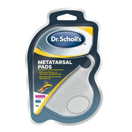 Dr. Scholl's Metatarsal Pads (One Size) Inserts with Gel Cushioning to Absorb Shock