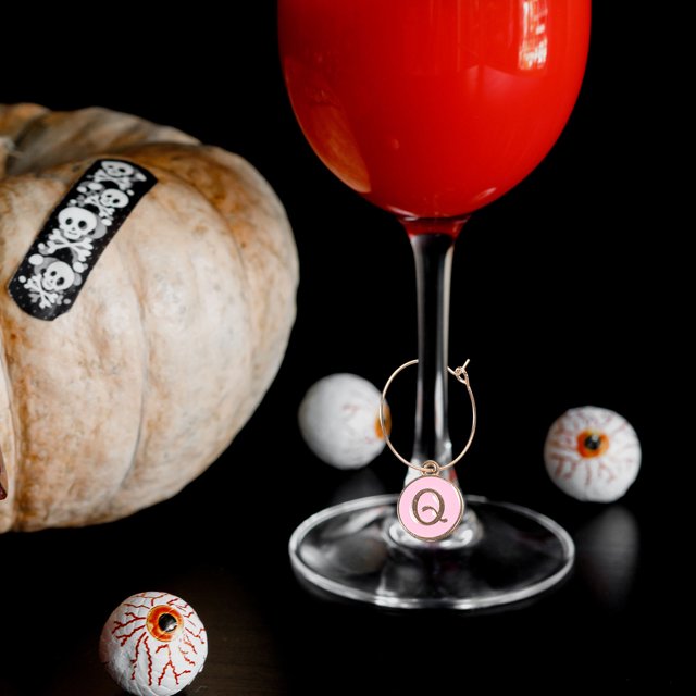 unbranded 26Ud Adornos Reutilizables Para De Vino Color Rosa Con Letras Señaladoras Para Reuniones